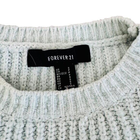 Forever 21 Green chevron sweater size small - Picture 4 of 7